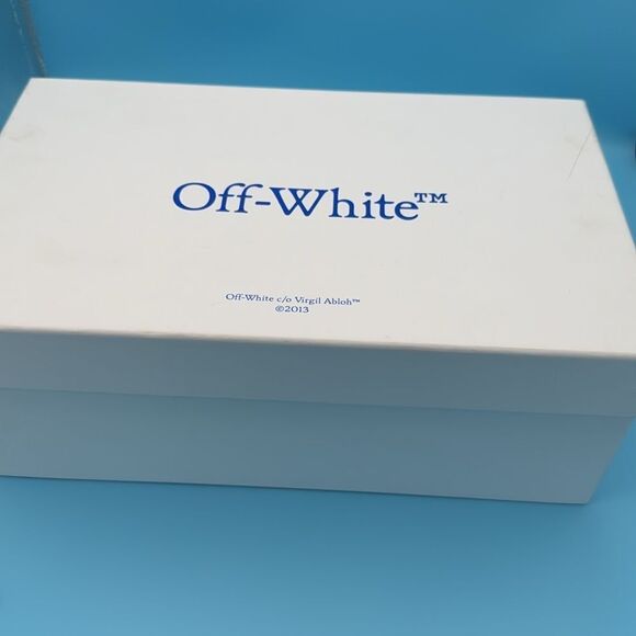 NEW-OFF-WHITE -Allenframe Slim Heel- Tan/Gold- Size 41 - Picture 15 of 15